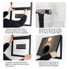 Decorative Electrical Panel Cover with Hinged Lid, 60 x 50 cm view 2