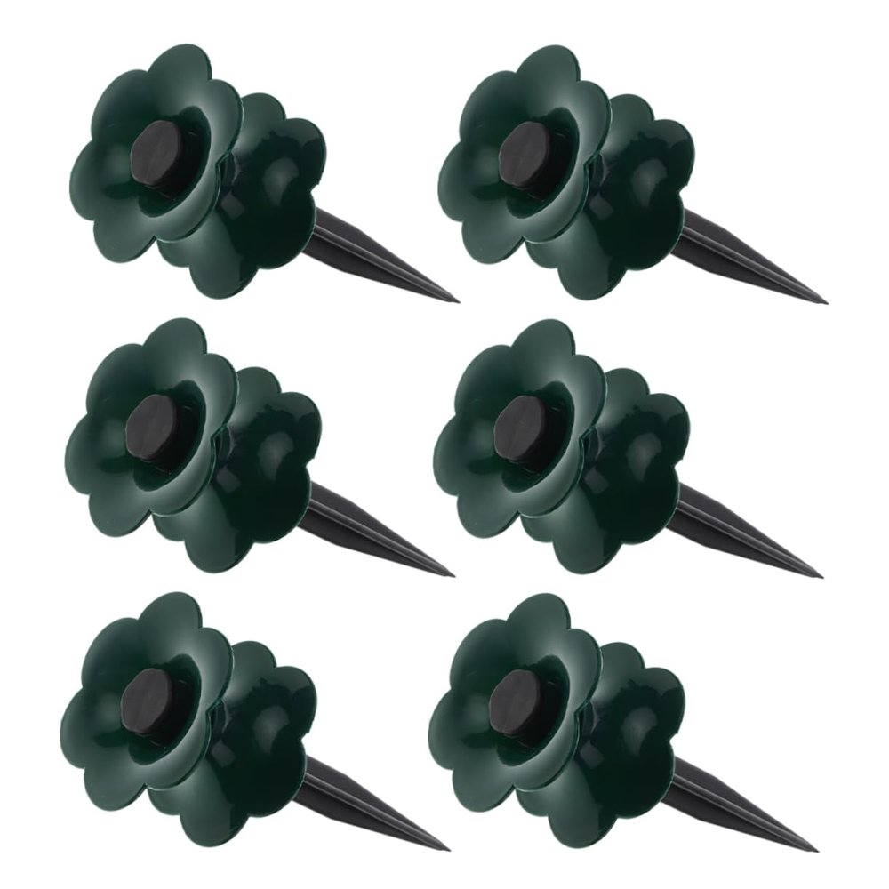 TOGEVAL Garden Hose Guide Stakes, 6-Piece Set, Durable PP, Versatile Design