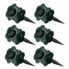 TOGEVAL Garden Hose Guide Stakes, 6-Piece Set, Durable PP, Versatile Design view 1