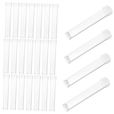 Cabilock 100 Clear Test Tubes with Cork Stoppers for Cosmetic Liquids and Experiments