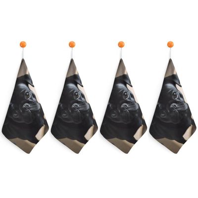 Pug Kitchen Towels, Highly Absorbent Microfiber Dish Towels