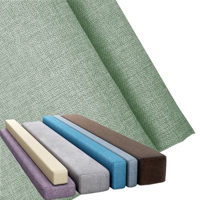 moismk Bed Gap Filler Cover, Zippered Removable Linen Mattress Extension Cover, Light Green, 140 x 15 x 15 cm