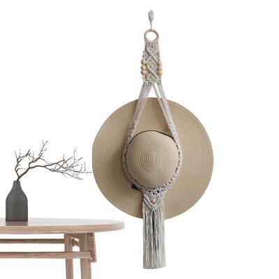 Boho Macrame Hat Holder