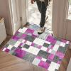 YUEAENK 80 x 450 cm Runner Rug, Washable Non-Slip Kitchen and Hallway Rug view 2