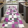 YUEAENK 80 x 450 cm Runner Rug, Washable Non-Slip Kitchen and Hallway Rug view 3