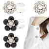 WADORN 2 Style Rhinestone Button Covers Cufflinks view 2