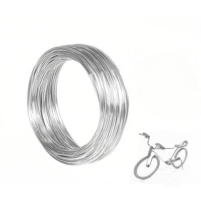 Craft Wire, LERKNVOE 2mm 10m Jewelry Wire, Silver Wire