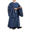 HIMKSRE Classic Tang and Song Dynasty Hanfu Robe for Men and Women, Blue, XL view 1
