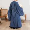 HIMKSRE Classic Tang and Song Dynasty Hanfu Robe for Men and Women, Blue, XL view 3