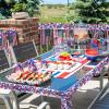 Patriotic 4th of July Tinsel Garland view 2