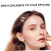 FONDOTIN 30 Pcs Cute White Bow Charms view 3