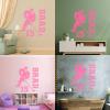 Vinyl Wall Decal Hockey Quotes Hockey Baseball Girls Boys Teens Atin 54 x 58.4 cm Self-Adhesive Pink view 3