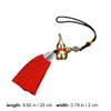 BESTYASH Copper Pumpkin Pendant with Tassel view 2