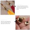 BESTYASH Copper Pumpkin Pendant with Tassel view 3