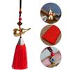 BESTYASH Copper Pumpkin Pendant with Tassel view 4