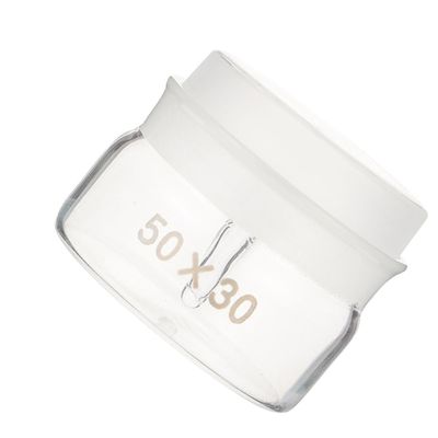 Mikinona Flat, Round Borosilicate Glass Weighing Dish with Lid