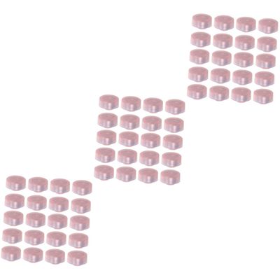 PACKOVE 3 Sets Rotating Bearing Bases for Hairpins, Pink Iron, 20 Pieces Each