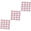 PACKOVE 3 Sets Rotating Bearing Bases for Hairpins, Pink Iron, 20 Pieces Each view 1