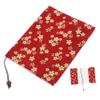 Handmade Red Fabric Book Cover, A5 view 1