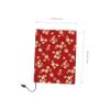 Handmade Red Fabric Book Cover, A5 view 2