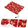 Handmade Red Fabric Book Cover, A5 view 4
