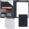 A4 Portfolio Folder with Clipboard, Black view 1