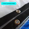 WGQR Transparent Waterproof Tarp with Grommets, 4.5 x 3 view 3