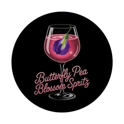 Butterfly PEA Blossom Spritz Magnet with Bottle Opener