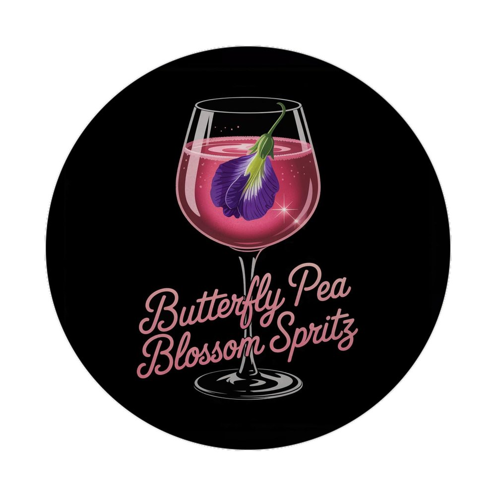 Butterfly PEA Blossom Spritz Magnet with Bottle Opener