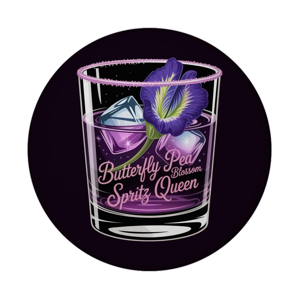 Butterfly PEA Blossom Spritz Queen Magnet with Bottle Opener