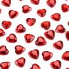 300 Pcs Red Heart Diamond Crystals 12mm view 3
