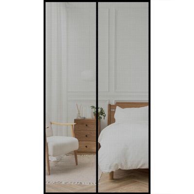 Black Magnetic Insect Screen Door, 260 x 260 cm