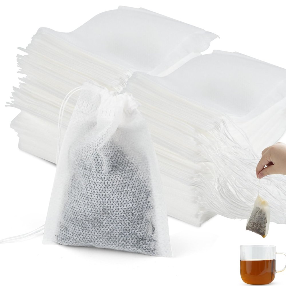 Vonsera 100 Count Tea Filters for Loose Tea 7 x 9cm