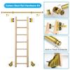 Rolling Library Ladder Rail Hardware Kit for Lofts and Bookshelves view 2