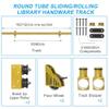 Rolling Library Ladder Rail Hardware Kit for Lofts and Bookshelves view 3