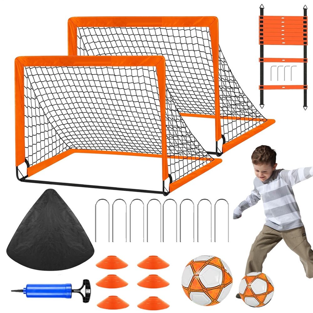 Youth Soccer Goal, Kids' Portable Pop-Up Soccer Goal