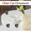 Rotating Acrylic Cat Decoration view 3