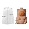 3D Capybara Silicone Mold view 2