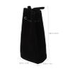 Veemoon Medieval Renaissance Cosplay Belt Pouch, Black Fur, Reversible view 2