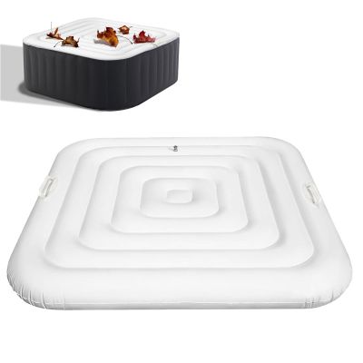 DFANCE Inflatable Hot Tub Cover, 135 cm, Waterproof UV-Resistant Thermal Cover