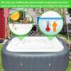 DFANCE Inflatable Hot Tub Cover, 135 cm, Waterproof UV-Resistant Thermal Cover view 2