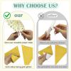 17-Piece Party Decoration Set with Hanging Paper Lanterns and Honeycomb Paper Fans for Women, Sage Green view 4
