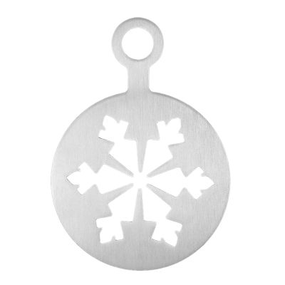 Stainless Steel Coffee Stencil, 12 cm