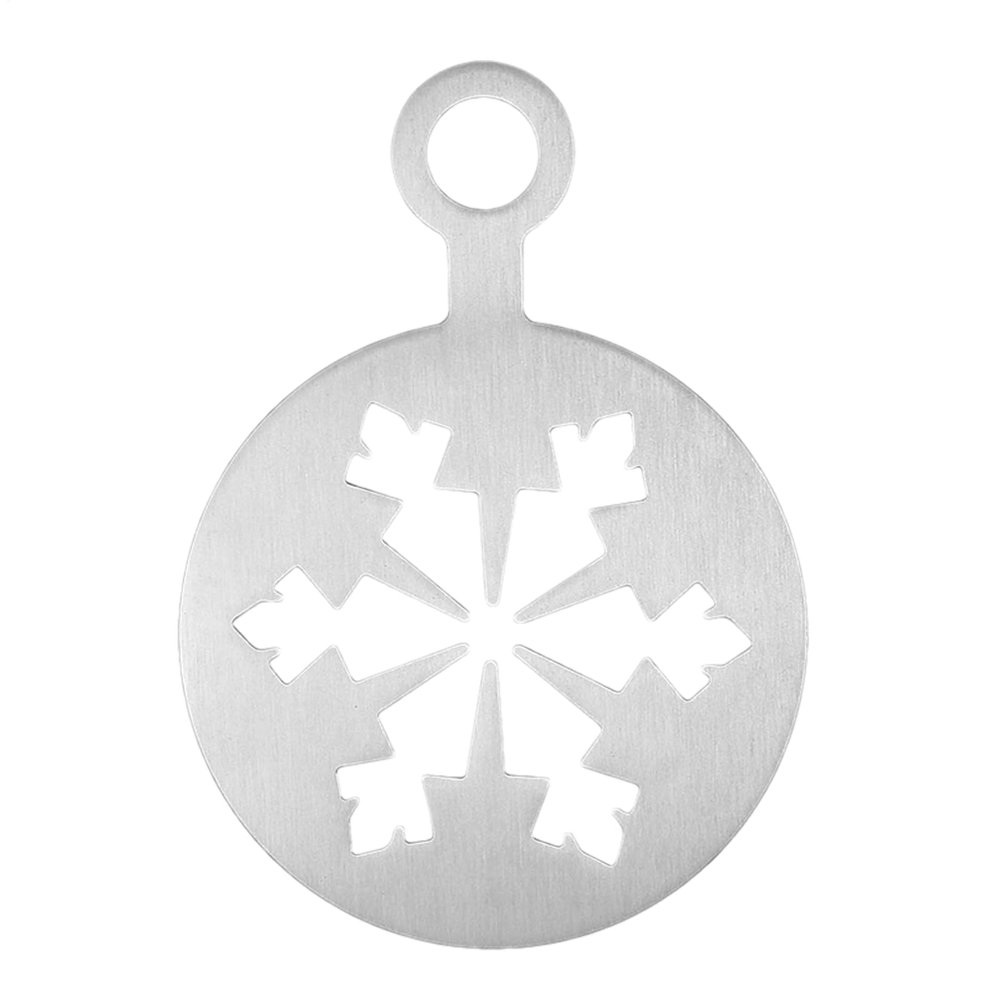 Stainless Steel Coffee Stencil, 12 cm