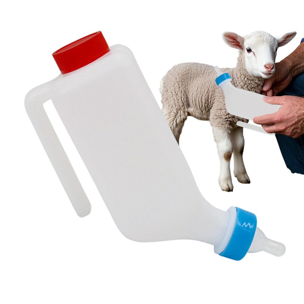 Multifunctional Goat Feeding Bottles with Ergonomic Handle