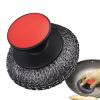 Pot & Pan Brush, Stainless Steel Dish Brush with Handle view 1