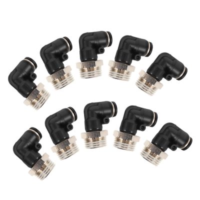Amosfun 10-Piece Pneumatic Elbow Connectors with Male Thread