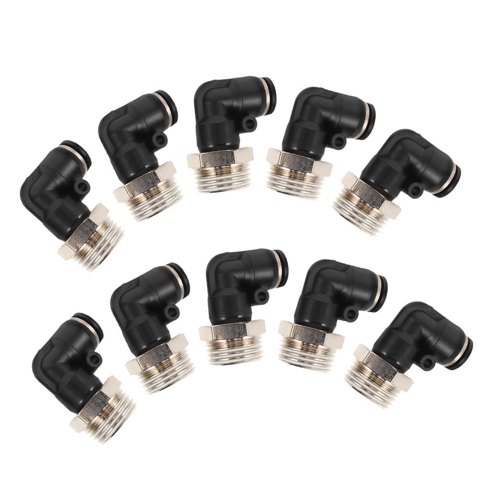 Amosfun 10-Piece Pneumatic Elbow Connectors with Male Thread