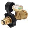 POL Gas Adapter with Gauge, Converts POL to QCC1 for Grills, Heaters, and Outdoor Kitchens view 3
