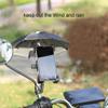 AMSLSIU Bike Handlebar Phone Holder with Umbrella view 3